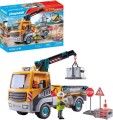 PLAYMOBIL 71750 ACTION HEROES Ciężarówka budowlana z dźwigimiem