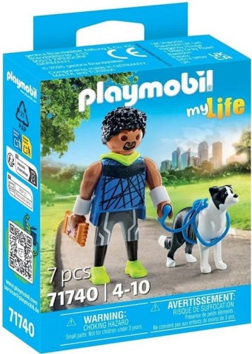 PLAYMOBIL 71740 MY LIFE Biegacz z border collie