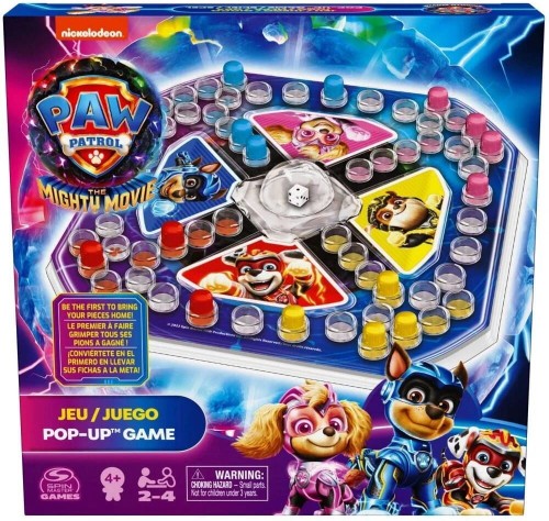 Spin Master PSI PATROL Chińczyk Pop Up familijna gra Premium