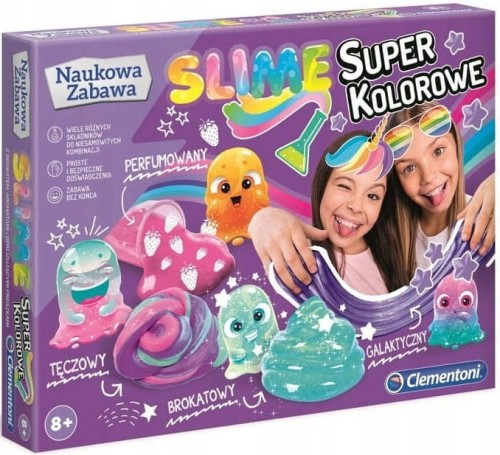 Clementoni 50636 "Naukowa Zabawa" Super Kolorowe Slime