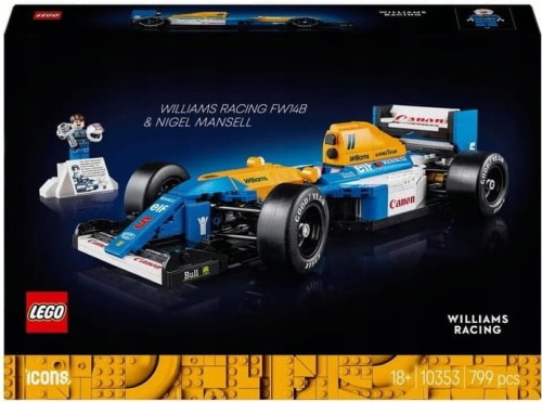 LEGO 10353 ICONS Williams Racing FW14B i Nigel Mansell