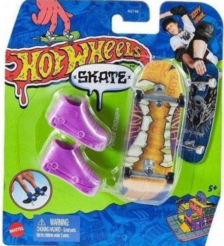 HOT WHEELS HGT46 HNG48 SKATE Deskorolka Tony + fioletowe buty