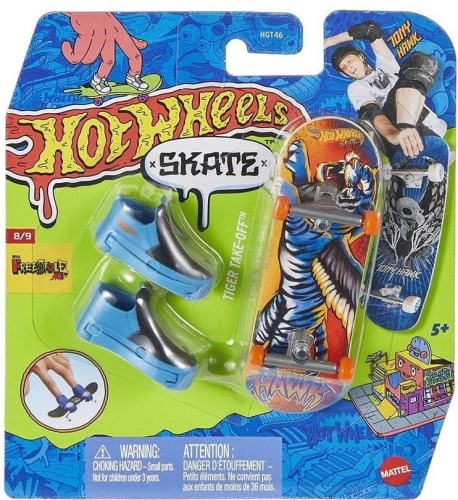 HOT WHEELS HGT46 HVK10 Deskorolka Tiger + niebiesko-czarne buty