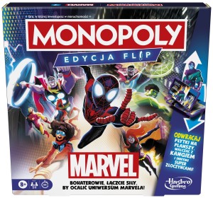 MONOPOLY Hasbro F9931 MARVEL edycja FLIP