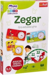 TREFL Mały odkrywca Gra edukacyjna ZEGAR