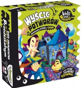 LISCIANI 82742 KIDS LOVE MONSTERS Wyścig potworów gra