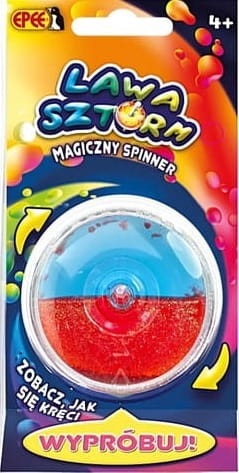 EPEE EP60366 LAWA SZTORM Magiczny spinner NIEBIESKO-CZERWONY