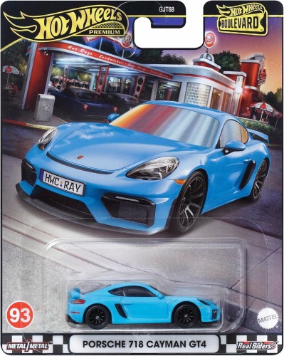HOT WHEELS GJT68 HRT71 PREMIUM Porsche 718 Cayman