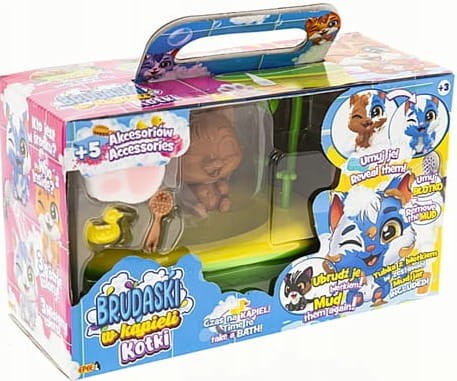 EPEE EP60354 BRUDASKI W KĄPIELI Kotki 03586 ŁAZIENKA Puszek