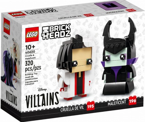 LEGO Brick Headz 40620 Disney Villains Cruella i Diabolina