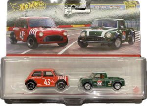 Hot Wheels HBL96 JBK97 Morris Mini and Austin Mini