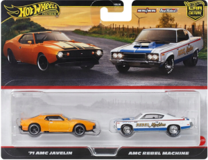 Hot Wheels HBL96 JBL06 AMC Javelin and AMC Machine