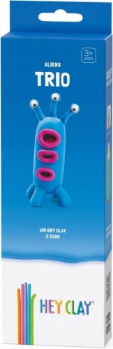HEY CLAY Masa plastyczna Obcy TRIO HCL30090 3puszki