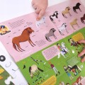 CzuCzu Puzzle obserwacyjne STADNINA KONI 84el