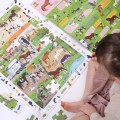 CzuCzu Puzzle obserwacyjne STADNINA KONI 84el