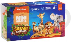 MARIOINEX 907092 Mini wafle ANIMALS Zwierzęta safari