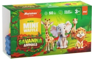 MARIOINEX 907078 Mini wafle ANIMALS Sawanna