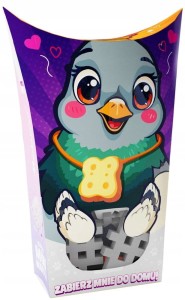 MARIOINEX 907177 Miękkie klocki waflowe POCKET PETS Gołąb