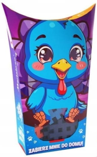 MARIOINEX 907030 Miękkie klocki waflowe POCKET PETS Indyk