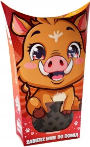 MARIOINEX 907016 Miękkie klocki waflowe POCKET PETS Dzik