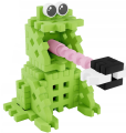 MARIOINEX 906934 Miękkie klocki waflowe POCKET PETS Żaba