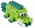 MARIOINEX 906910 Miękkie klocki waflowe POCKET PETS Krokodyl