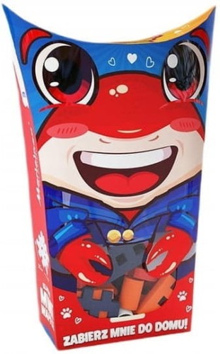 MARIOINEX 906897 Miękkie klocki waflowe POCKET PETS Krab