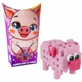 MARIOINEX 906903 Miękkie klocki waflowe POCKET PETS Świnka