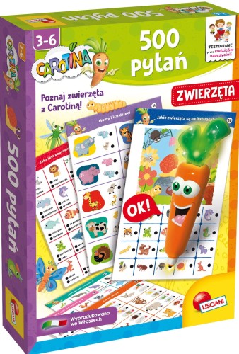 LISCIANI 10155 Carotina 500 pytań Zwierzęta
