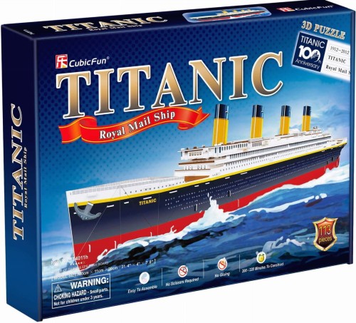 CUBIC FUN 24011 Puzzle 3D Titanic XL 113 el