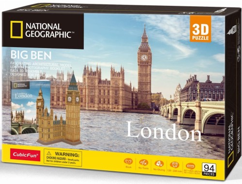 CUBIC FUN DS0992 NATIONAL GEOGRAPHIC Big Ben puzzle 3D
