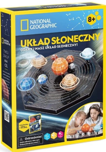 CUBIC FUN DS1087H NATIONAL GEOGRAPHIC Układ słoneczny puzzle 3D