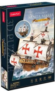 CUBIC FUN T4038H Statek Santa Maria 204 el puzzle 3D