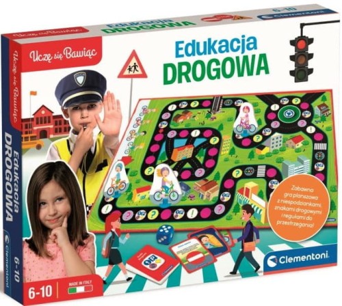CLEMENTONI 50777 UCZĘ SIĘ BAWIĄC Edukacja drogowa