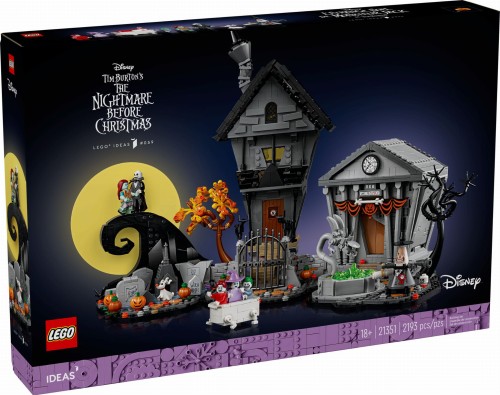 LEGO Ideas 21351 Disney: Miasteczko Halloween Tima Burtona