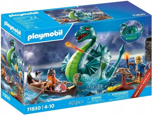 PLAYMOBIL 71830 Wiking z morskim potworem