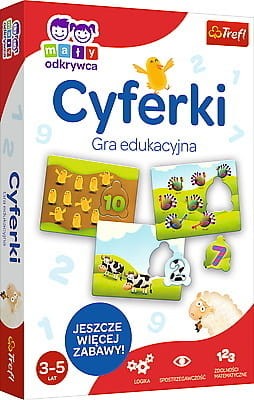 TREFL Mały Odkrywca CYFERKI gra edukacyjna