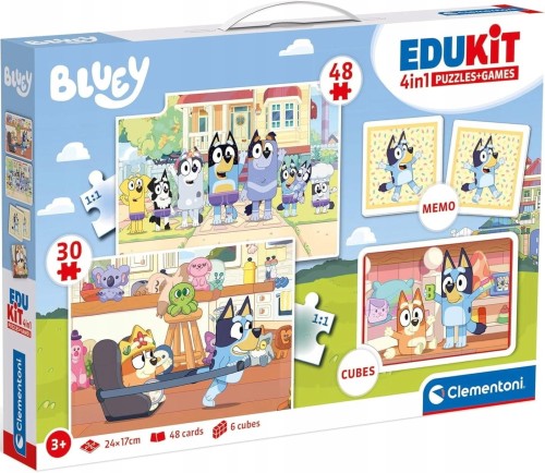 Clementoni 18320 ZESTAW EDUKACYJNY 4w1 EDUKIT BLUEY