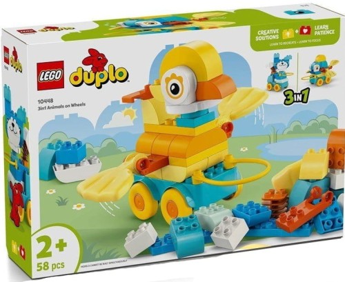 LEGO Duplo 10448 3 w 1 Zwierzątka na kółkach
