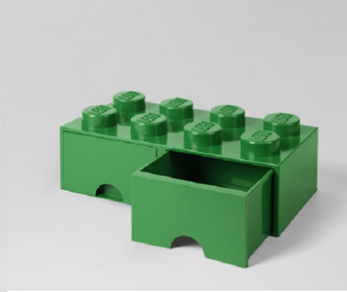 LEGO ® Pojemnik 8 szuflada zielona