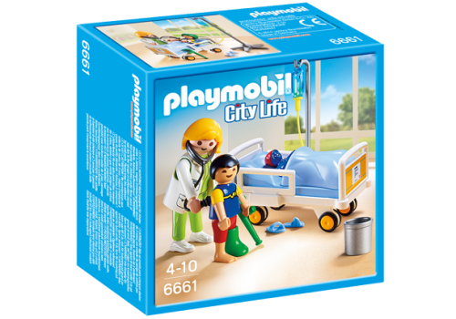 PLAYMOBIL 6661 Lekarka przy łóżku chorego dziecka