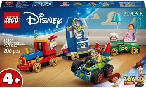 LEGO Disney 43264 Toy Story - Okolicznościowy pociąg i Pan Sterowany