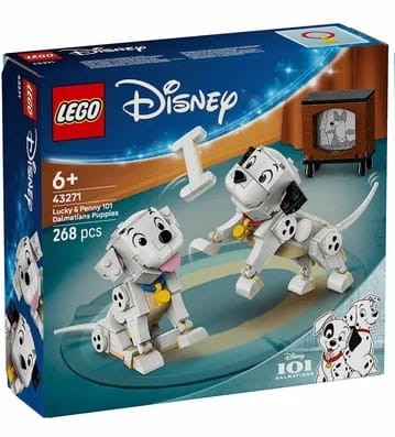 LEGO Disney 43271 101 dalmatyńczyków - Szczeniaczki Szczęściarz i Penny