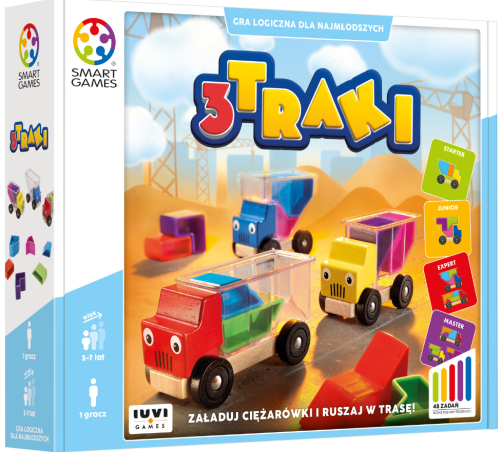 SMART GAMES SG035 3 Traki gra logiczna