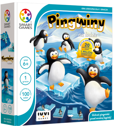 SMART GAMES SG155 Pingwiny na Lodzie gra logiczna