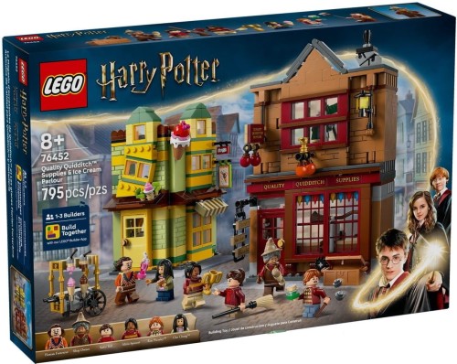 LEGO Harry Potter 76452 Markowy sprzęt do quidditch i lodziarnia