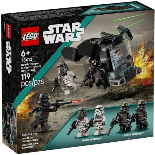 LEGO Star Wars 75412 Szturmowiec Śmierci i nocny szturmowiec zestaw bitewny