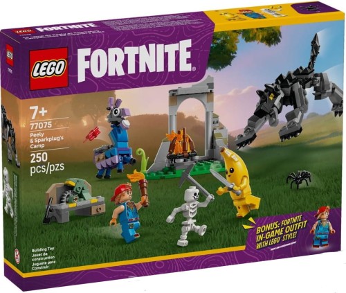 LEGO Fortnite 77075 Skórek i Iskra oraz obóz