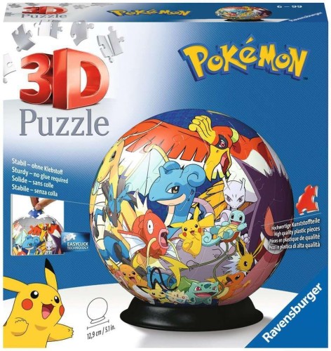 RAVENSBURGER 20145 Puzzle 3D Kula Pokemon