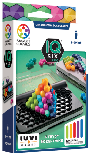 SMART GAMES SG479 IQ Six Pro łamigłówka dla 1 gracza